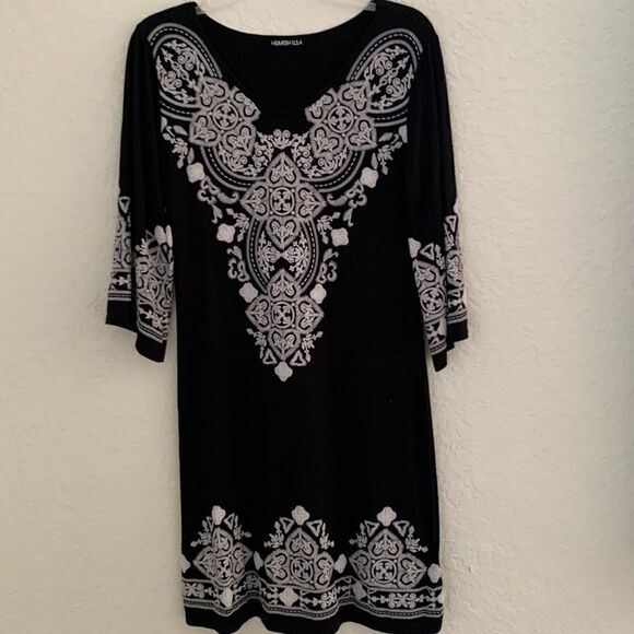 Heimish USA Embroidered Mini Dress Tunic Size S - Picture 1 of 8
